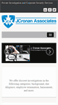 Mobile Screenshot of jcronansecurity.com