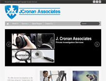 Tablet Screenshot of jcronansecurity.com
